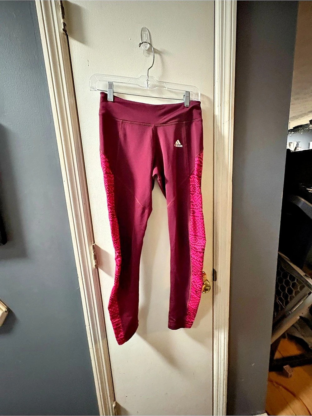 adidas Climawarm Women's Geometric Leggings Size small